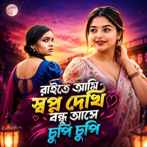 রাইতে আমি স্বপ্ন দেখি বন্ধু আসে চুপি চুপি
