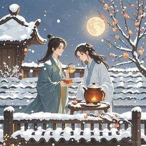 与你旧雪烹茶