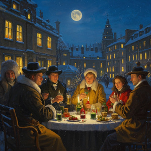 みんなで騒ぐクリスマスの夜