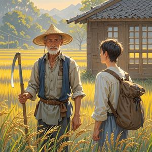 父亲的稻穗