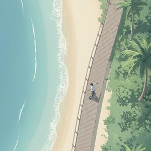 海辺スケート・サンセット