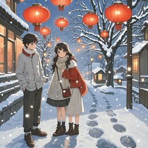 初雪来信-山里人也