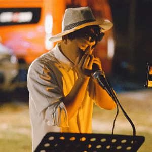 老狼-同桌的你（口琴+吉他）（罗教练GF remix）