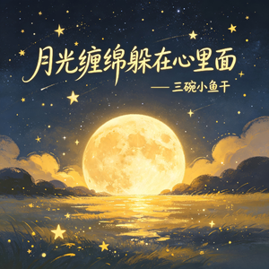 月光缠绵躲在心里面