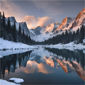 雪山清流星辰梦