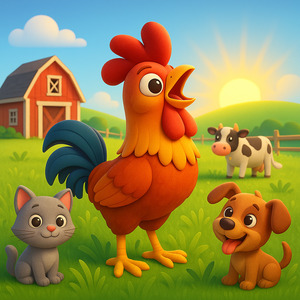 Півник зранку всім співає