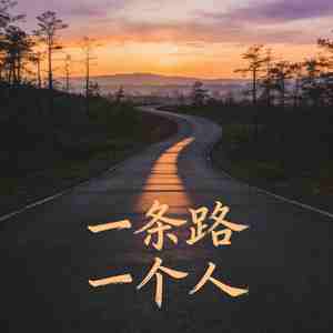 一条路 一个人