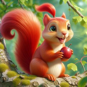 Wiewióreczka Ruda Kitka