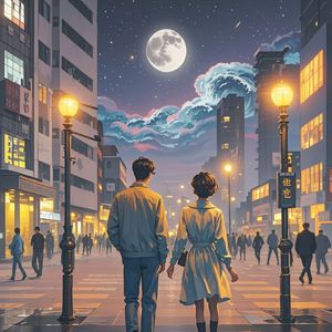 人海擦肩月越鼓House粤语女声