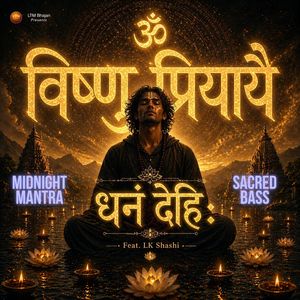 Om Vishnu Priya Dhanam Dehi | Midnight Mantra | Sacred Bass