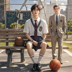 旧校服与西装-李波