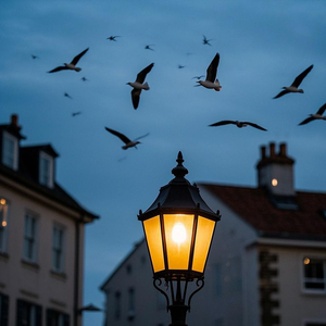 街灯与候鸟