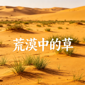 荒漠中的草