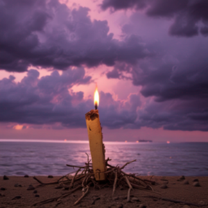 Crystal tears on the pillow