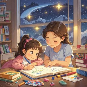 作业本上的星光-若雨伶汐