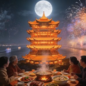 长江边的除夕夜