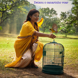 Toldo colorido protegendo o samba