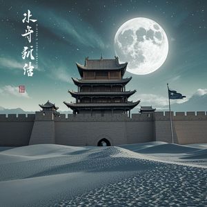 清辉无声嘉峪关