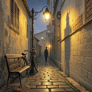 路灯下的旧时光-青黛