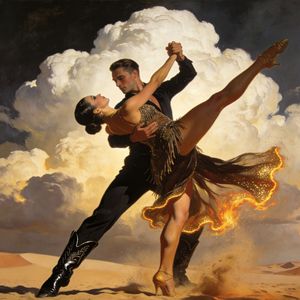 燃烧着滚烫的牛仔之舞