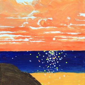 기울어진 달을 따라