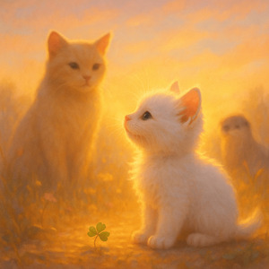 白い子猫の約束