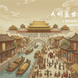 游龙戏月