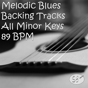 Melodic Blues Backing Track Eb Minor 89 BPM