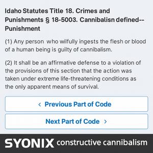 Constructive Cannibalism