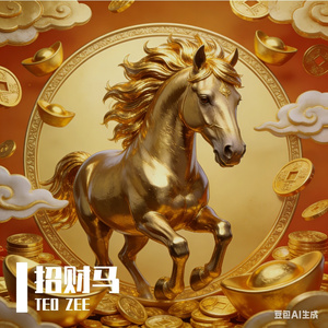 招财马