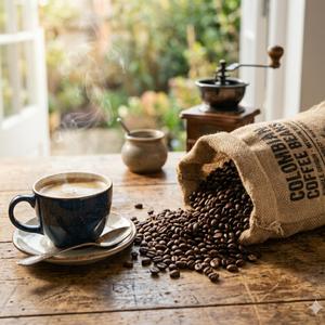 Colombian Coffee you brewed my blues away