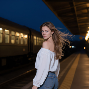 Faded Platform Light