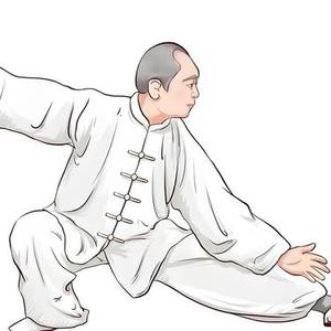 打太极打拳金鸡独立