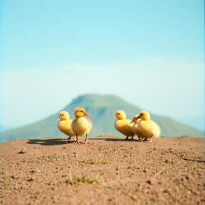 Fem Små Ender Går for Å Leke