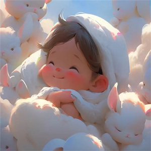 胎心跳动声+羊水声+嘘嘘声白噪音哄睡 (八音盒)