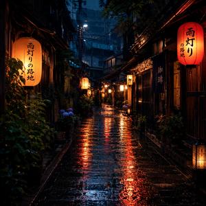 雨灯りの路地 - Japanese Chillhop Beats