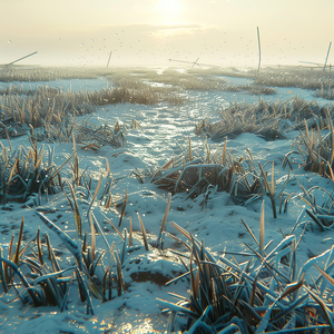 En hiver la terre pleure