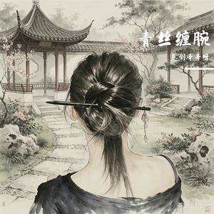 青丝银镯