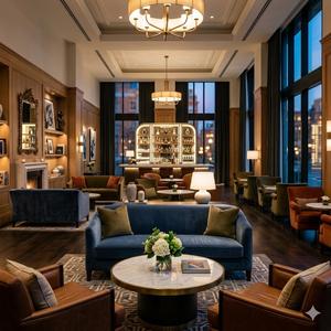 고급스런 음악 행복의 호텔 라운지 음악 (Luxurious Happy Hotel Lounge Music Ai음악)