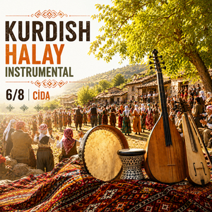 Kurdish Halay Instrumental 6/8 Cida
