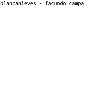 Blancanieves