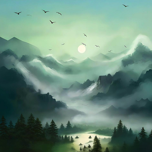 流水行云 (古筝独奏)