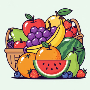 Fruta, legume e verdura