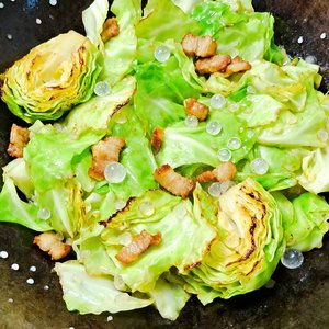 猪油炒包菜