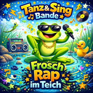 Frosch Rap im Teich