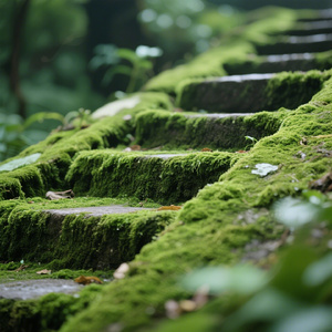 苔痕上阶绿