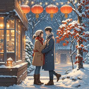 初雪来信-山里人也