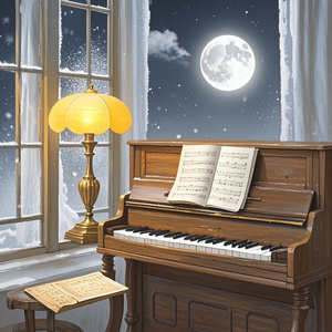 琴键上的月光