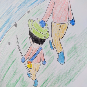 おじいさんのつり竿