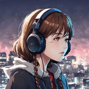 Lonely Cherry Blossom at Dusk